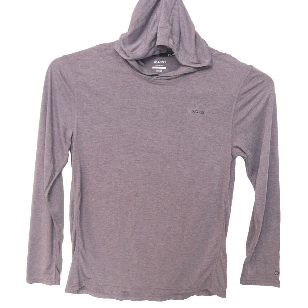 Skora Men’s Hoodie‎ Running Shirt Long Sleeve Medium